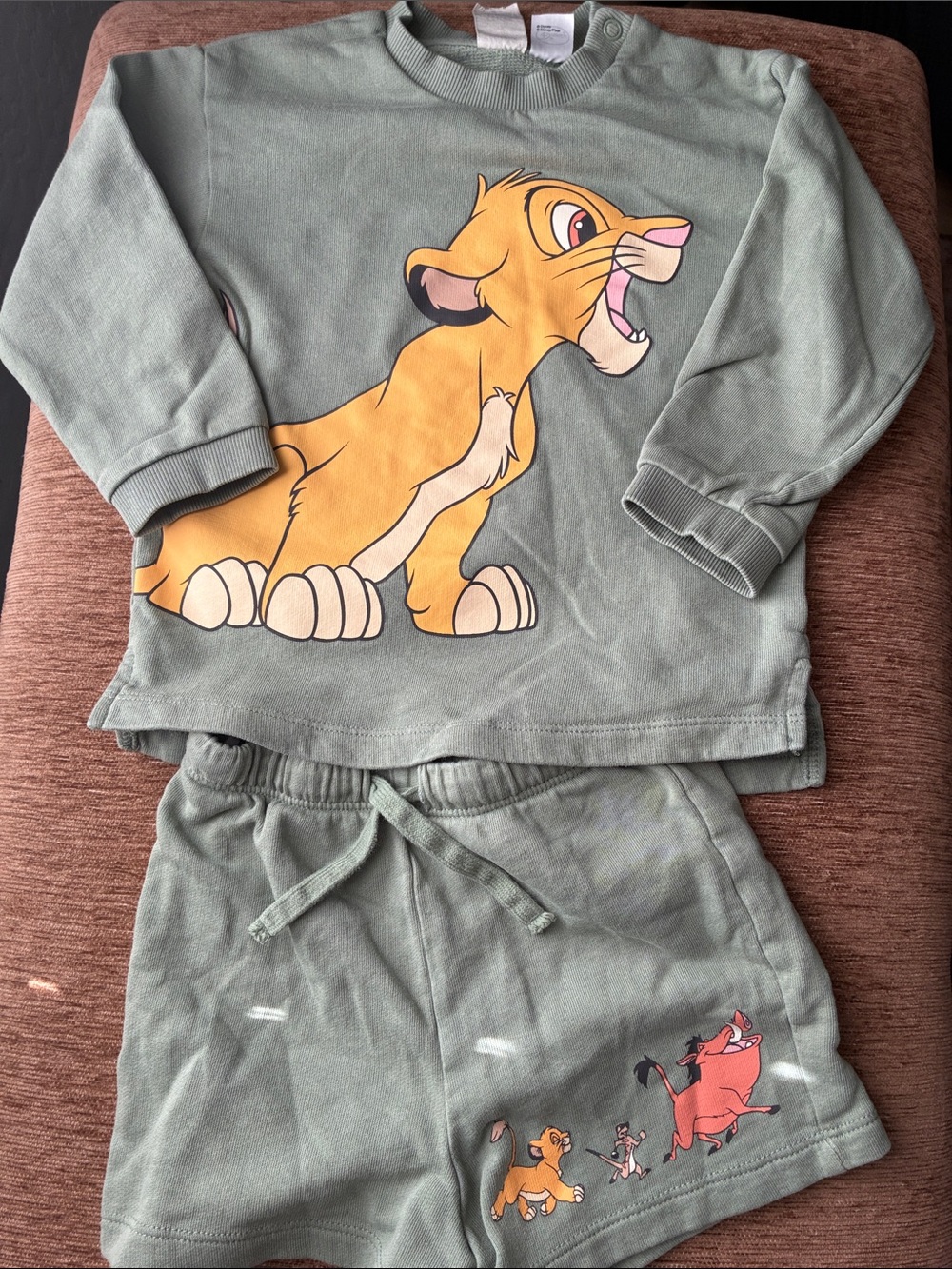 H&M Sage Green Kids Sweatshirt (Disney Tag)